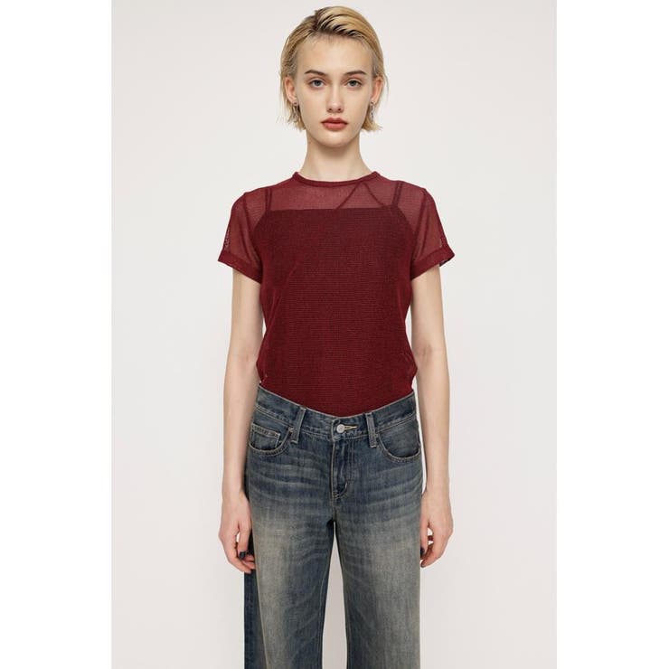 D/RED3 | SHEER MESH Tシャツ | SLY OUTLET