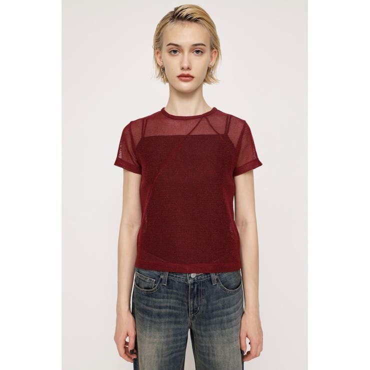 SHEER MESH Tシャツ | SLY OUTLET | 詳細画像8 