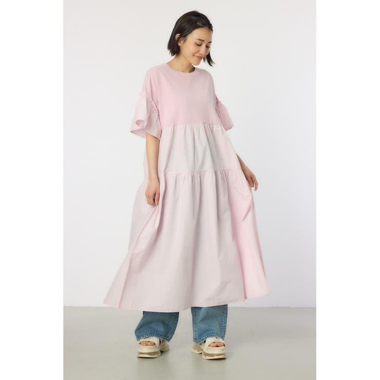 ピグメントドッキングティアードワンピース | RODEO CROWNS WIDE BOWL | 詳細画像17 