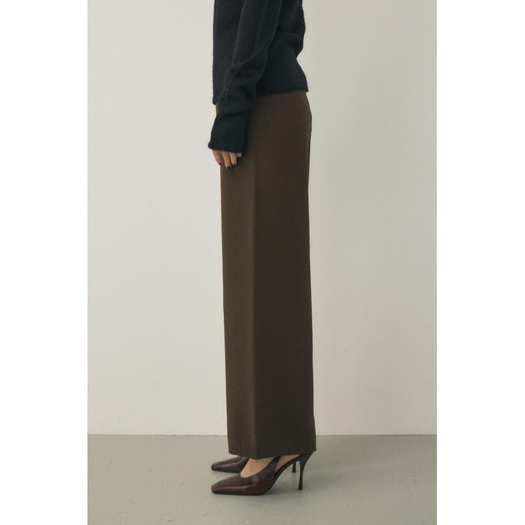 ニットワイドパンツ リサイクルポリエステル×オーガニックコットン | MOUSSY OUTLET | 詳細画像2 