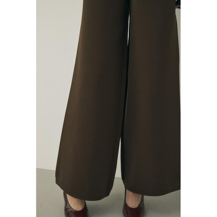 ニットワイドパンツ リサイクルポリエステル×オーガニックコットン | MOUSSY OUTLET | 詳細画像6 
