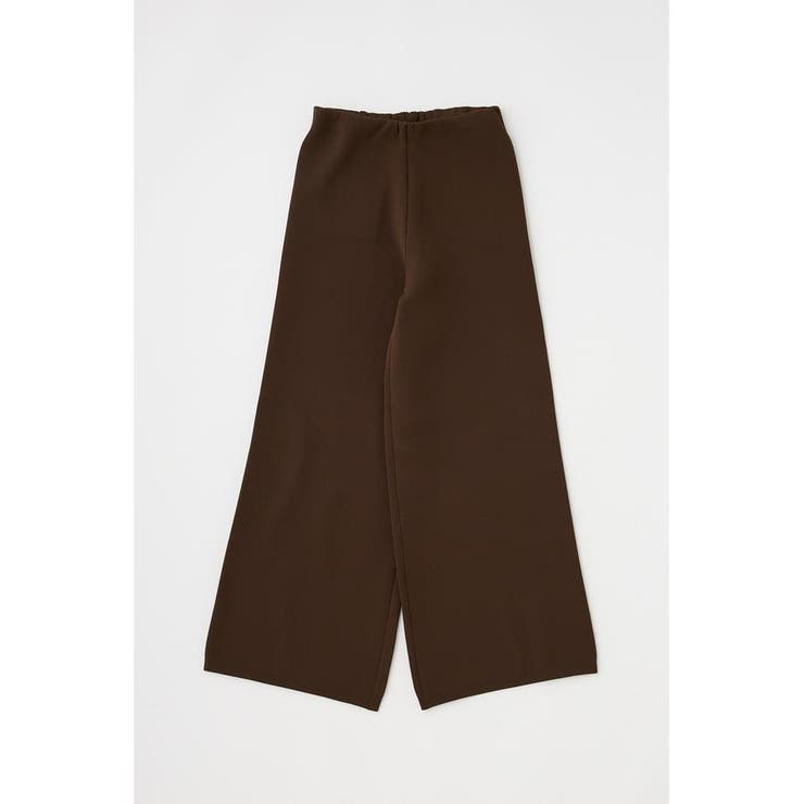 ニットワイドパンツ リサイクルポリエステル×オーガニックコットン | MOUSSY OUTLET | 詳細画像7 