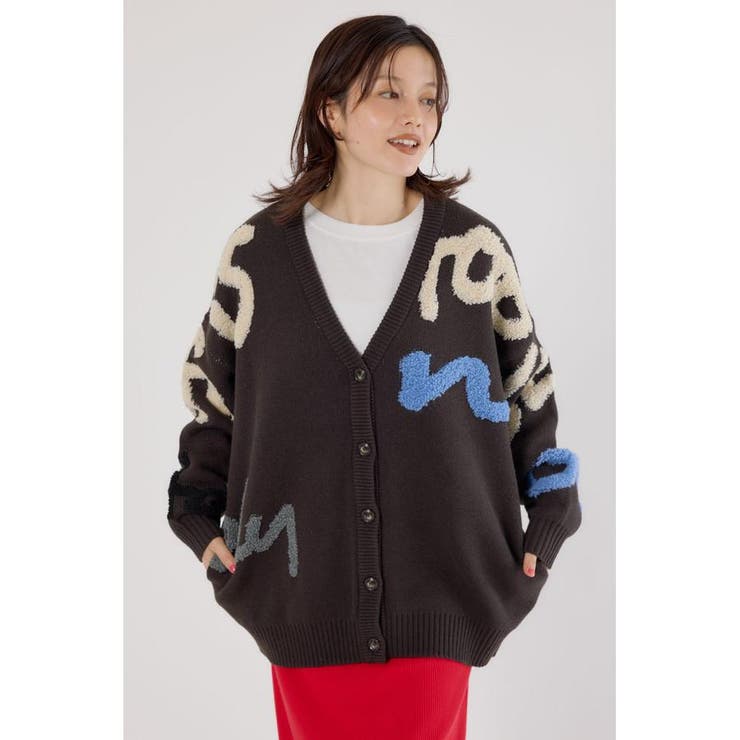 LETTER LOGOニットカーディガン | RODEO CROWNS WIDE BOWL | 詳細画像15 