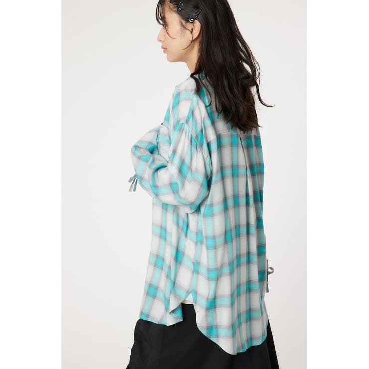 シアーオンブレチェックシャツ | RODEO CROWNS WIDE BOWL | 詳細画像14 