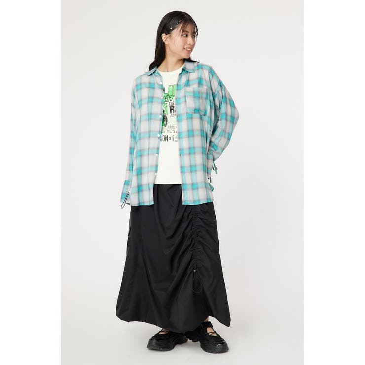 シアーオンブレチェックシャツ | RODEO CROWNS WIDE BOWL | 詳細画像16 