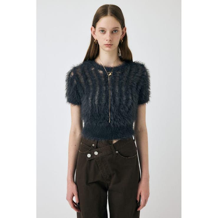 SHEER SHAGGY ニット | MOUSSY OUTLET | 詳細画像4 