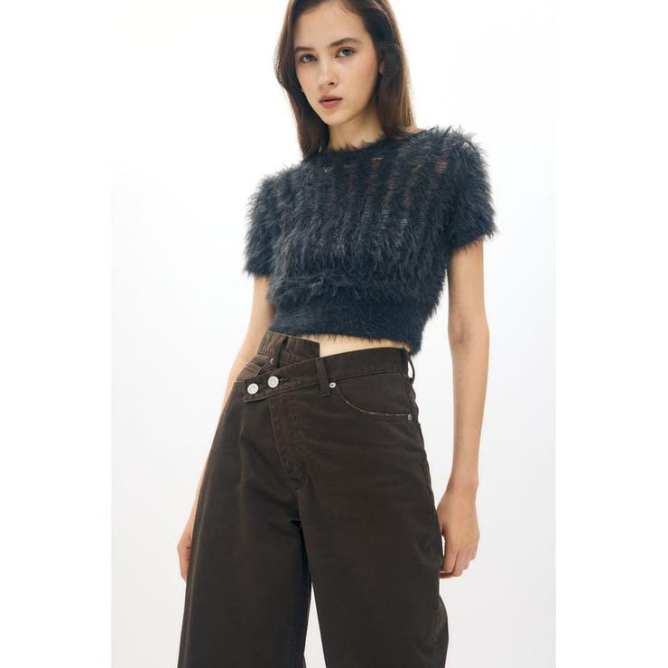 SHEER SHAGGY ニット | MOUSSY OUTLET | 詳細画像8 