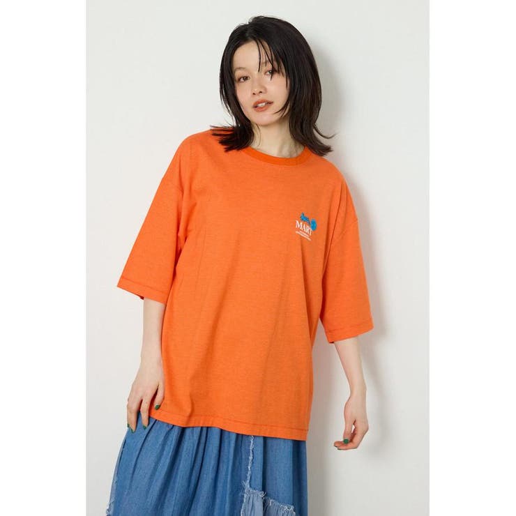 柄ORG5 | Heather Border Tシャツ | RODEO CROWNS WIDE BOWL