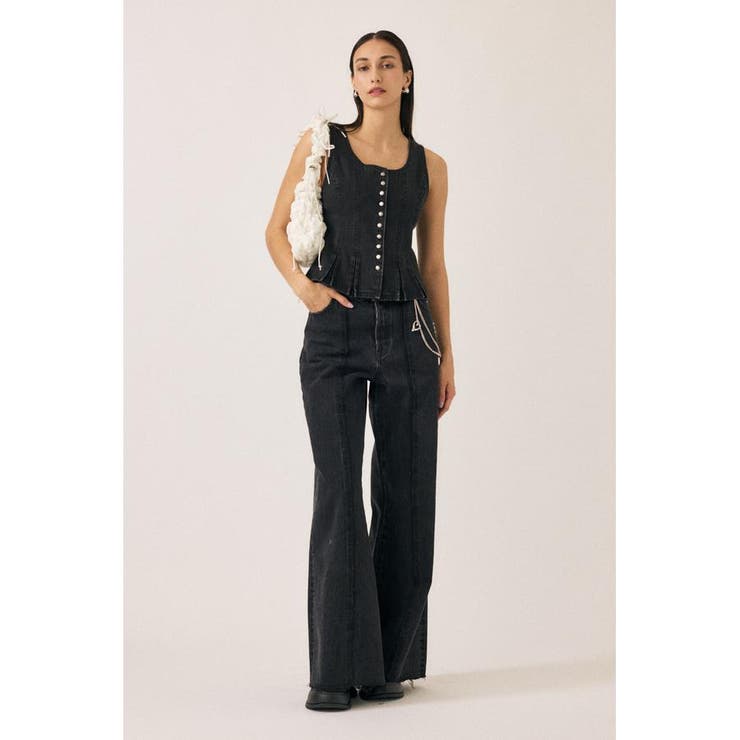 BUTTON UP デニムトップス | MOUSSY OUTLET | 詳細画像13 