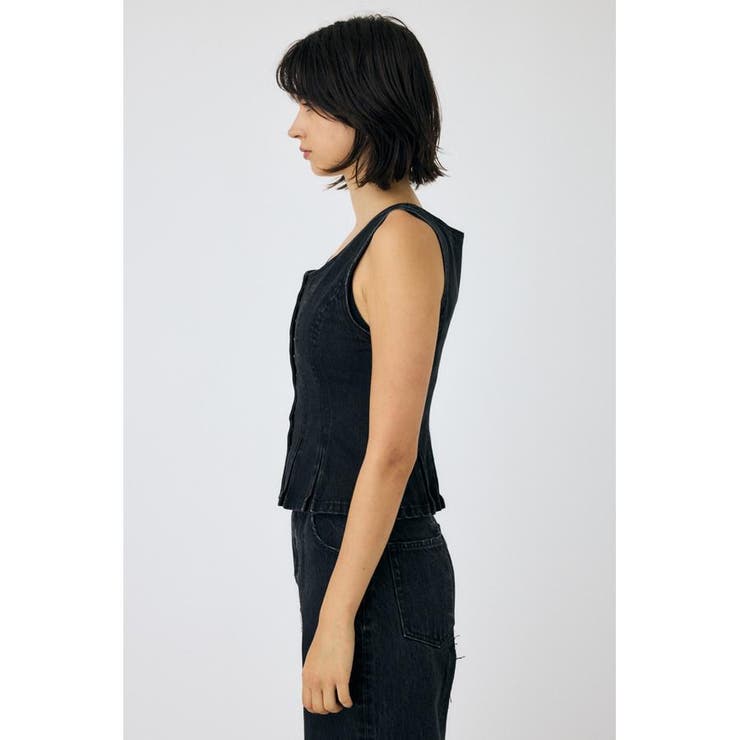 BUTTON UP デニムトップス | MOUSSY OUTLET | 詳細画像7 