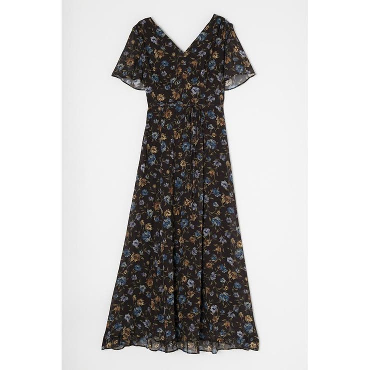 FLUTTER SLEEVE FLORAL ドレス | MOUSSY OUTLET | 詳細画像2 