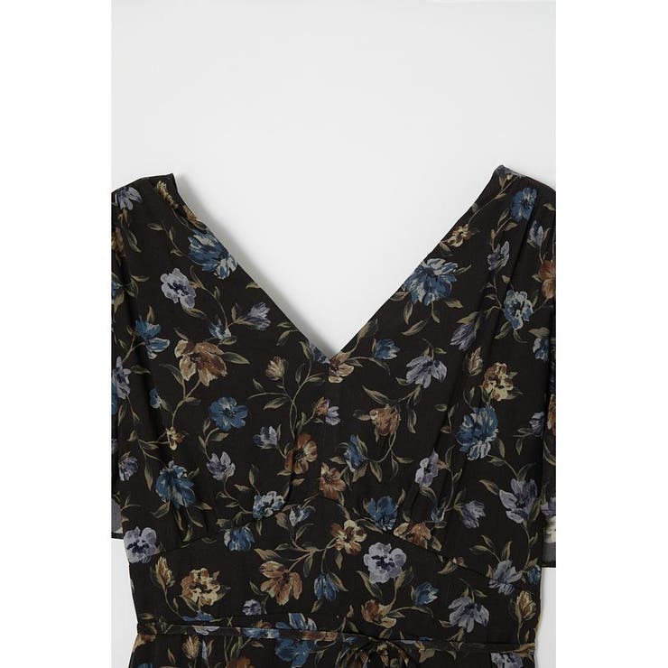 FLUTTER SLEEVE FLORAL ドレス | MOUSSY OUTLET | 詳細画像4 
