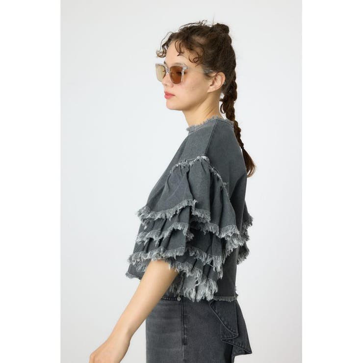 アームフリルデニムトップス | RODEO CROWNS WIDE BOWL | 詳細画像3 