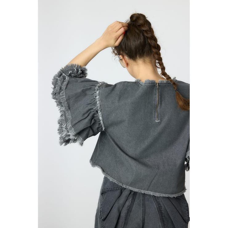 アームフリルデニムトップス | RODEO CROWNS WIDE BOWL | 詳細画像6 