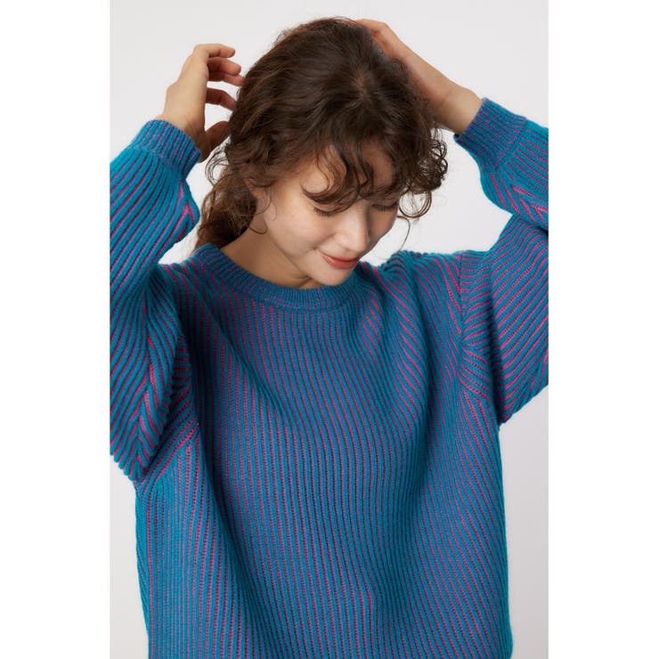 カラフル畦編ニットトップス[品番：BJLW0029029]｜RODEO CROWNS WIDE