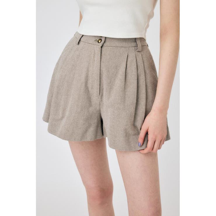 THREE TUCK ショーツ | MOUSSY OUTLET | 詳細画像1 