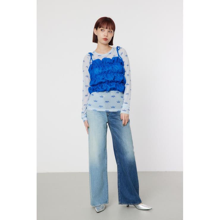 2WAY ラメ ギャザー ビスチェ | RODEO CROWNS WIDE BOWL | 詳細画像9 