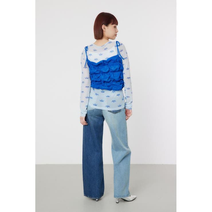 2WAY ラメ ギャザー ビスチェ | RODEO CROWNS WIDE BOWL | 詳細画像10 