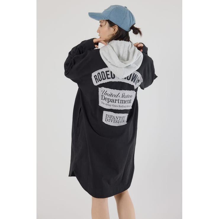 フード付きロゴシャツワンピース | RODEO CROWNS WIDE BOWL | 詳細画像6 