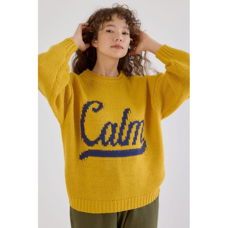 YEL | ローゲージジャガードニットトップス | RODEO CROWNS WIDE BOWL