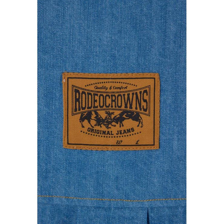 デニム切替スウェットワンピース | RODEO CROWNS WIDE BOWL | 詳細画像21 