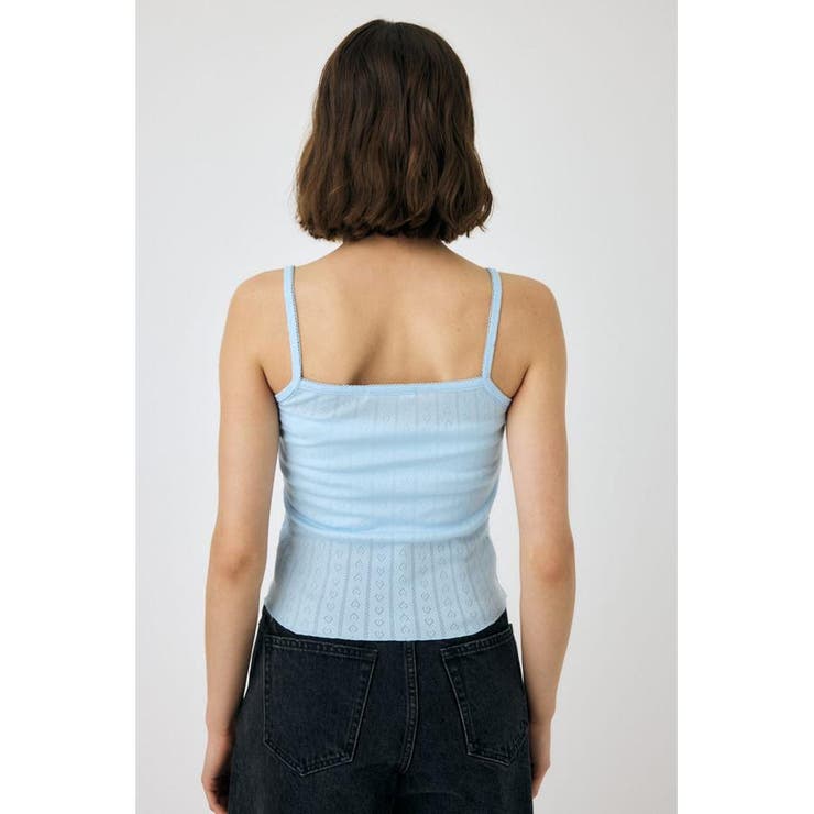 EYELET U-NECK カーデ & キャミ | MOUSSY OUTLET | 詳細画像20 