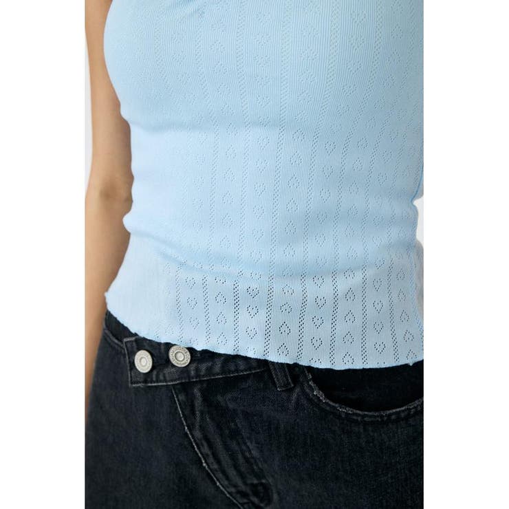 EYELET U-NECK カーデ & キャミ | MOUSSY OUTLET | 詳細画像25 