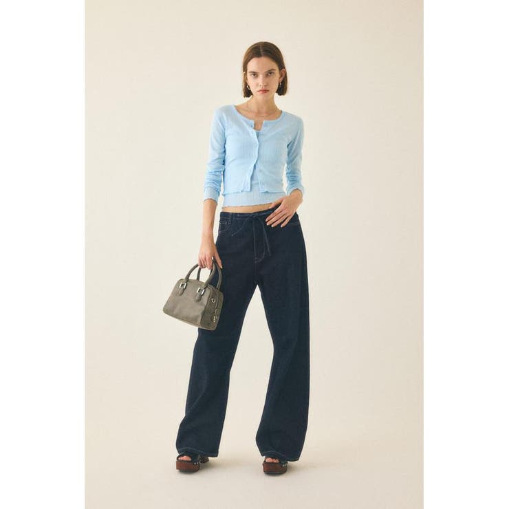 EYELET U-NECK カーデ & キャミ | MOUSSY OUTLET | 詳細画像27 