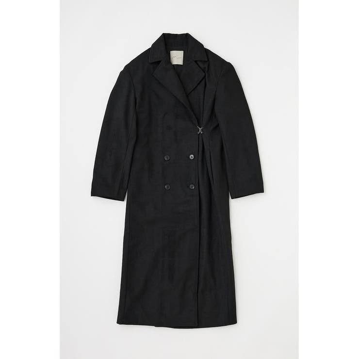 テーラードロングコート リサイクルポリエステル×ウール混 | MOUSSY OUTLET | 詳細画像14 