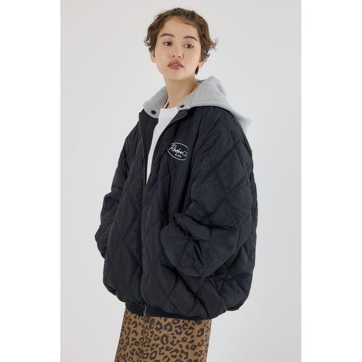 キルティングフードブルゾン | RODEO CROWNS WIDE BOWL | 詳細画像7