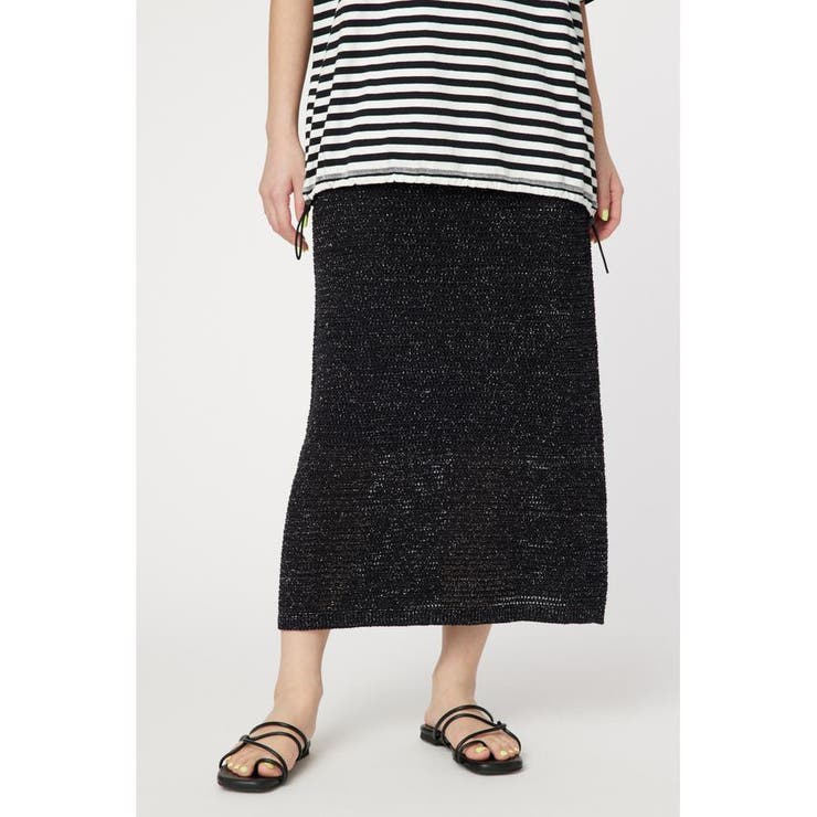 BLK | メッシュナロースカート | RODEO CROWNS WIDE BOWL