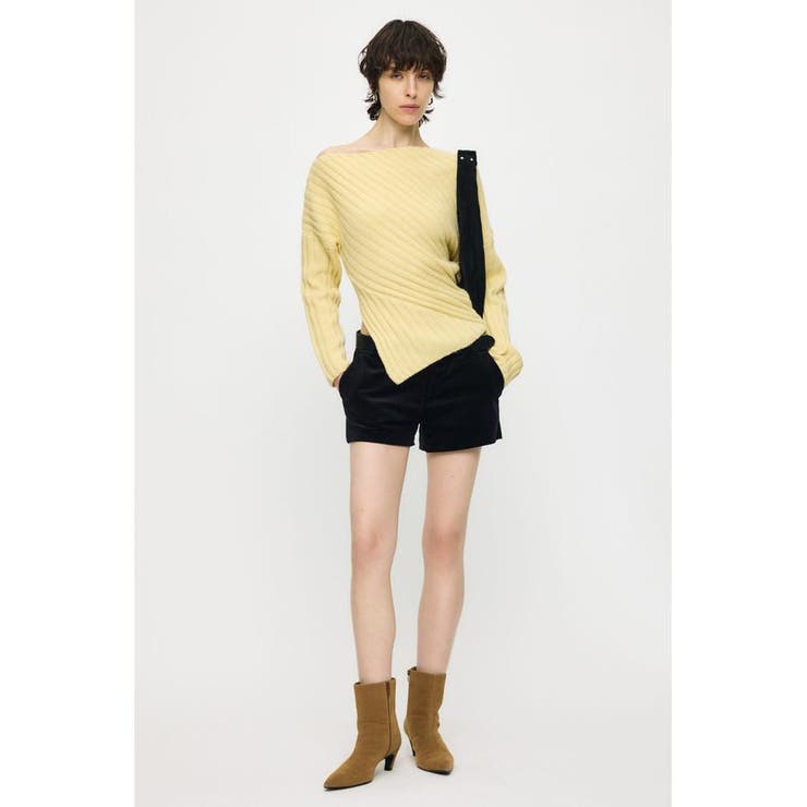 ASYMMETRY RIB ニット | MOUSSY OUTLET | 詳細画像4 