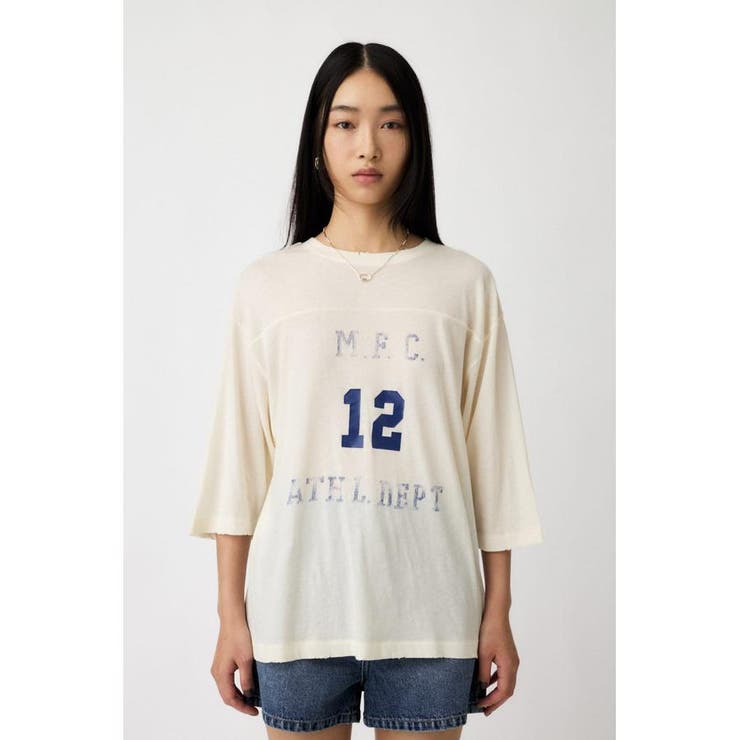 BROKEN フットボール TEE | MOUSSY OUTLET | 詳細画像5 