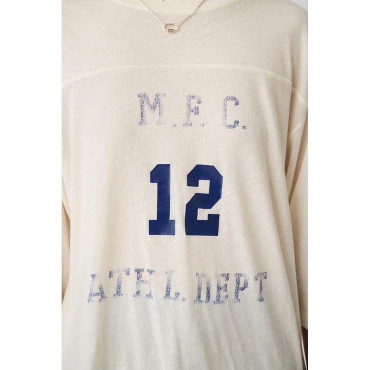 BROKEN フットボール TEE | MOUSSY OUTLET | 詳細画像9 