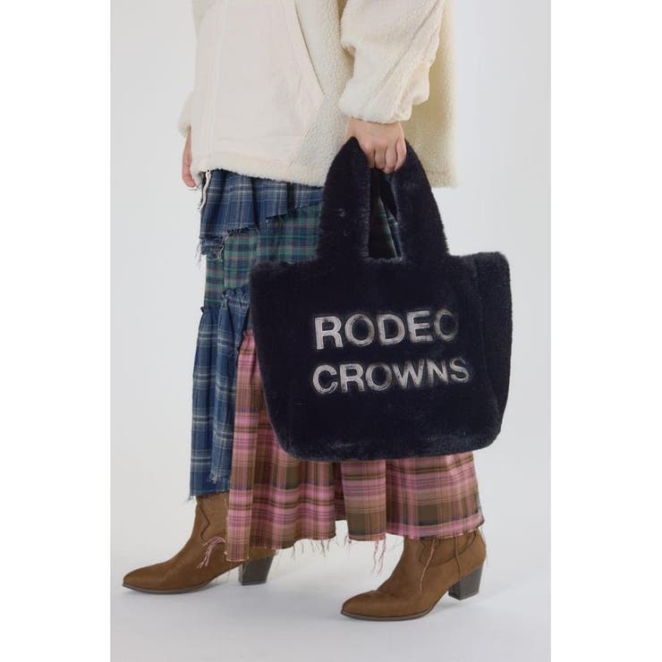 フェイクファーパッチロゴトート | RODEO CROWNS WIDE BOWL | 詳細画像6 