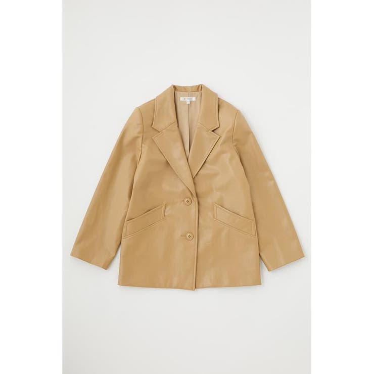 FAUX LEATHER OVER ジャケット[品番：BJLW0021732]｜MOUSSY OUTLET