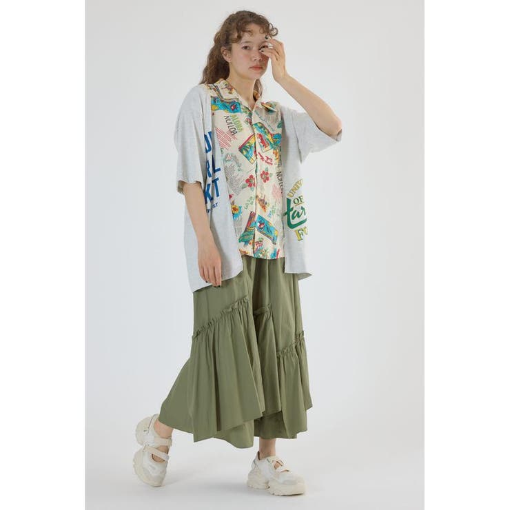 アシンメトリーギャザースカート | RODEO CROWNS WIDE BOWL | 詳細画像26 