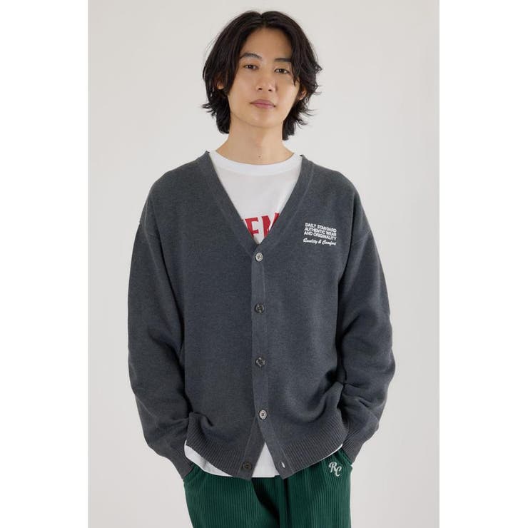 D/C.GRY3 | SIGNSニットカーディガン | RODEO CROWNS WIDE BOWL