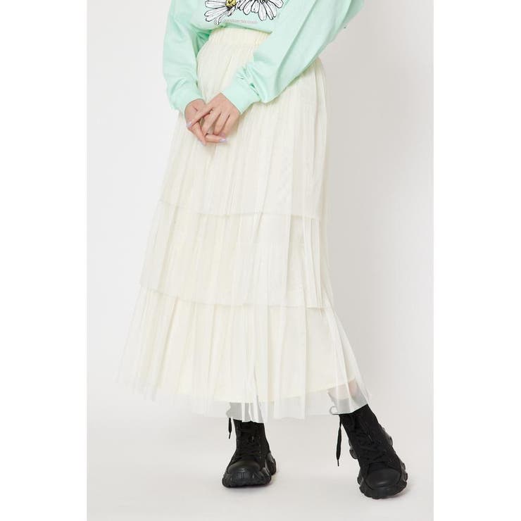 IVOY3 | チュールティアードスカート | RODEO CROWNS WIDE BOWL