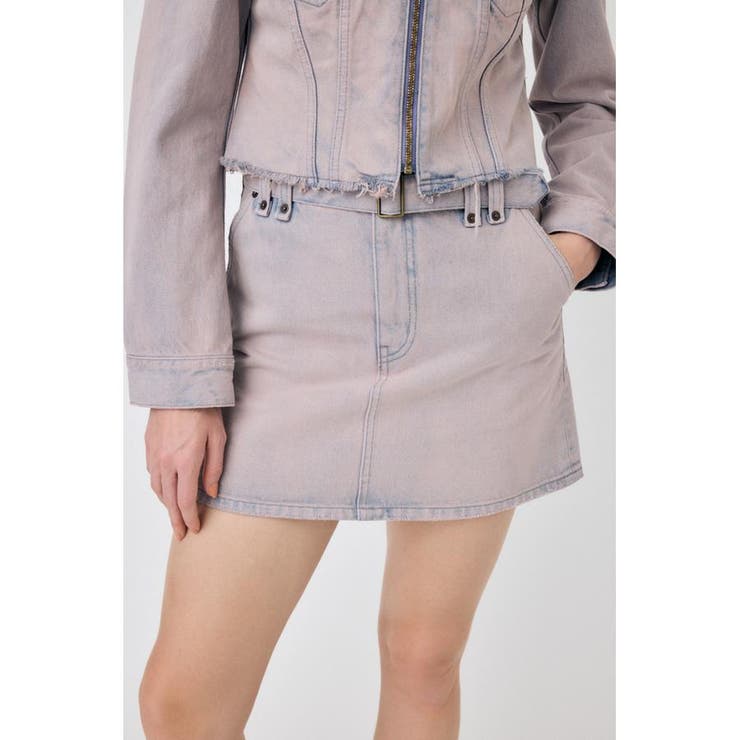 BELTED DENIM ミニスカート | MOUSSY OUTLET | 詳細画像5 