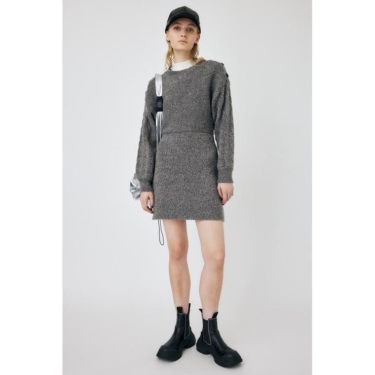 SHOULDER BUTTON ミニドレス | MOUSSY OUTLET | 詳細画像27 