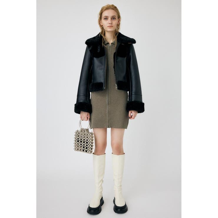 ZIP UP LS MINI ドレス | MOUSSY OUTLET | 詳細画像13 