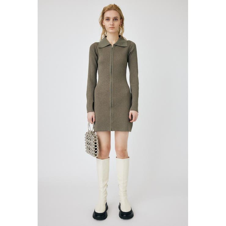 ZIP UP LS MINI ドレス | MOUSSY OUTLET | 詳細画像16 