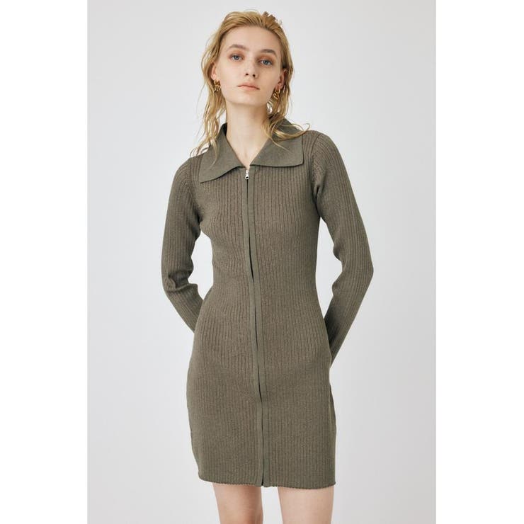 ZIP UP LS MINI ドレス | MOUSSY OUTLET | 詳細画像17 