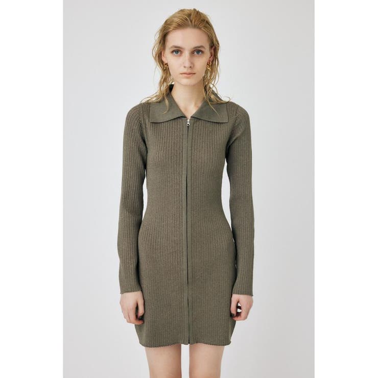 ZIP UP LS MINI ドレス | MOUSSY OUTLET | 詳細画像19 