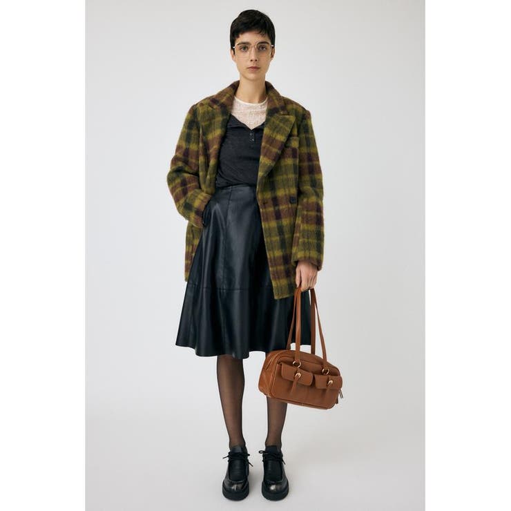 F/LEATHER フレアスカート | MOUSSY OUTLET | 詳細画像2 