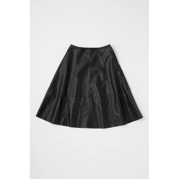 F/LEATHER フレアスカート | MOUSSY OUTLET | 詳細画像8 