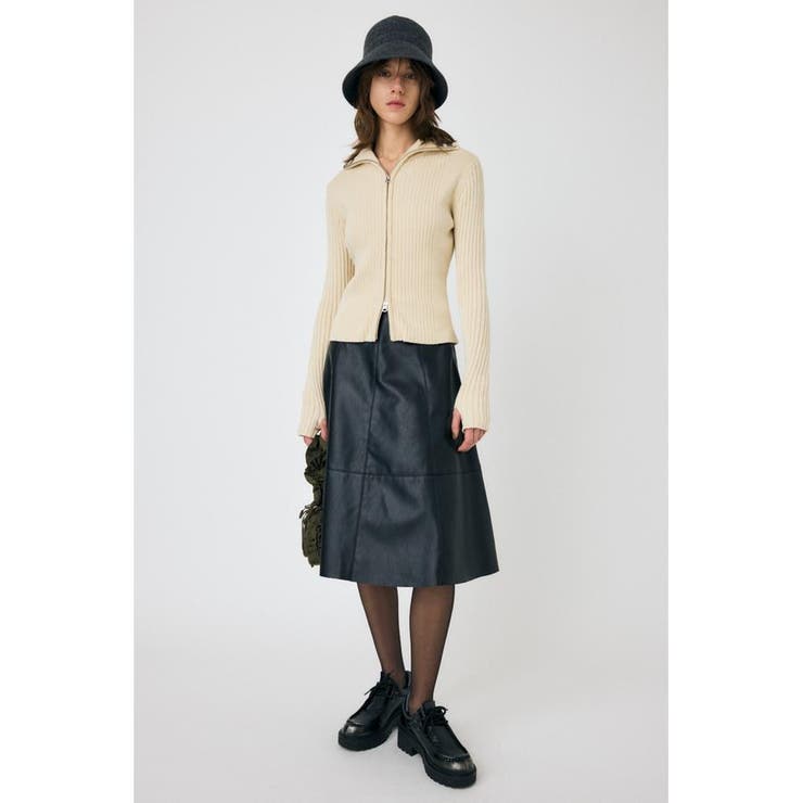 F/LEATHER フレアスカート | MOUSSY OUTLET | 詳細画像10 