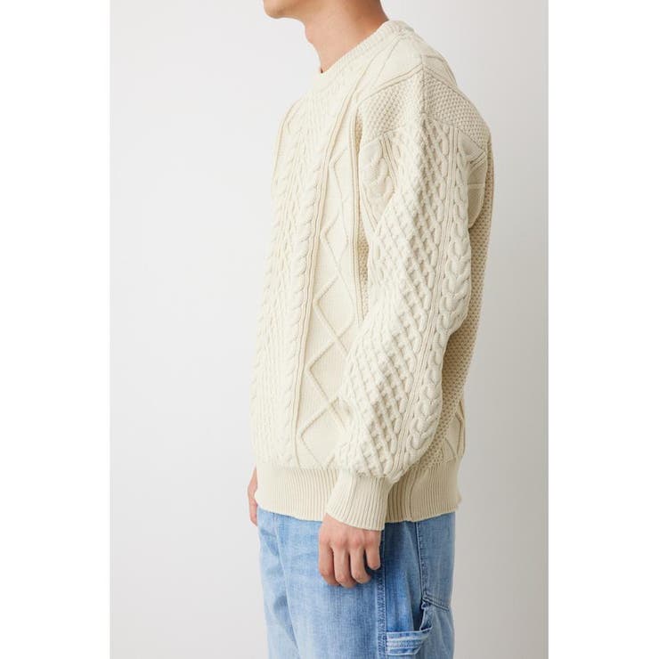 A-LIGHT KNIT ケーブルトップス | RODEO CROWNS WIDE BOWL | 詳細画像3 