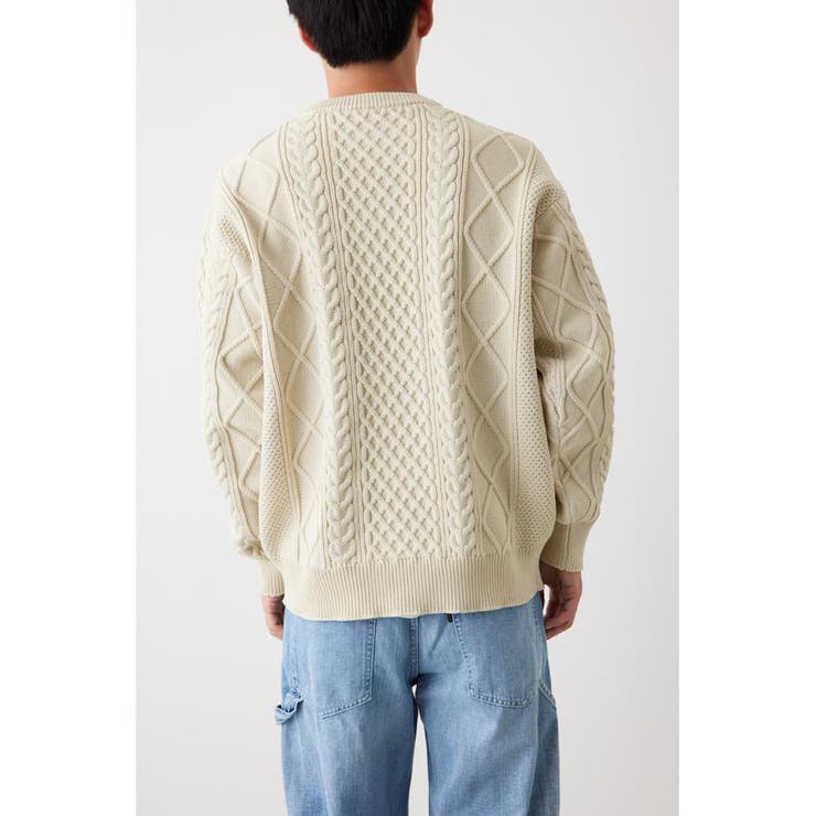 A-LIGHT KNIT ケーブルトップス | RODEO CROWNS WIDE BOWL | 詳細画像4 